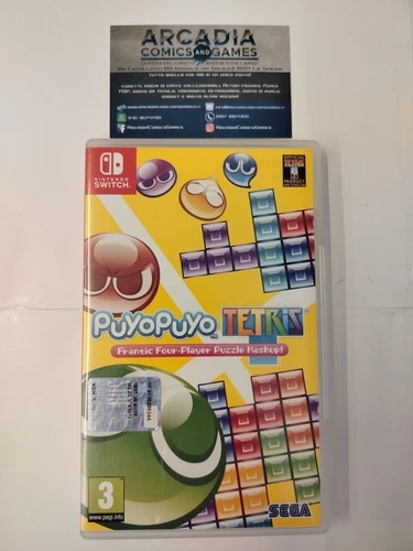 Puyo Puyo Tetris Switch Nintendo Triangolo Viola